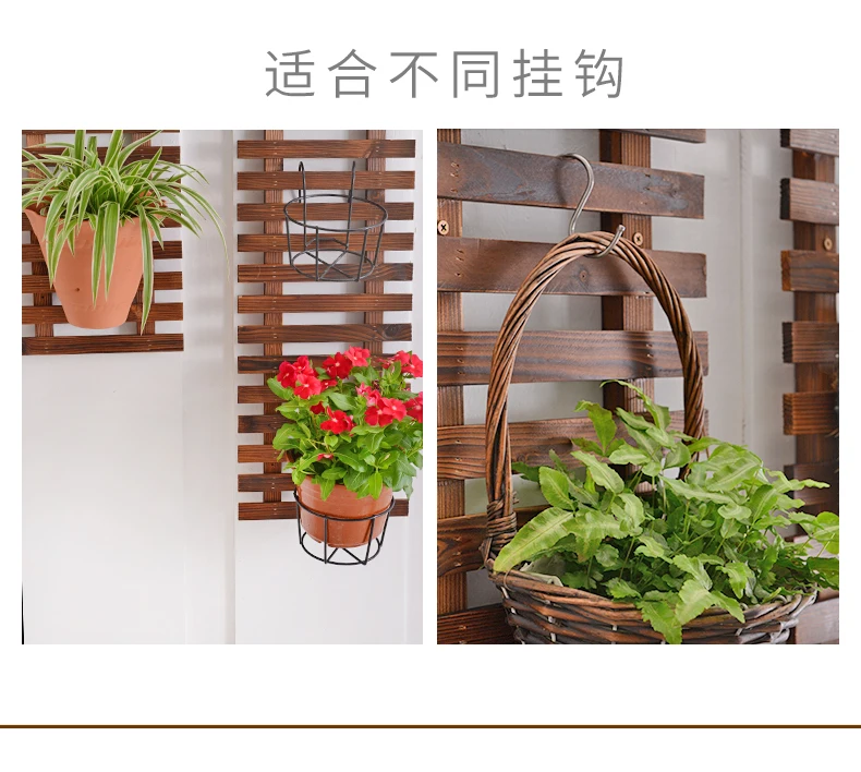 Настенная подвесная настенная Цветочная стойка для балкона декоративная полка