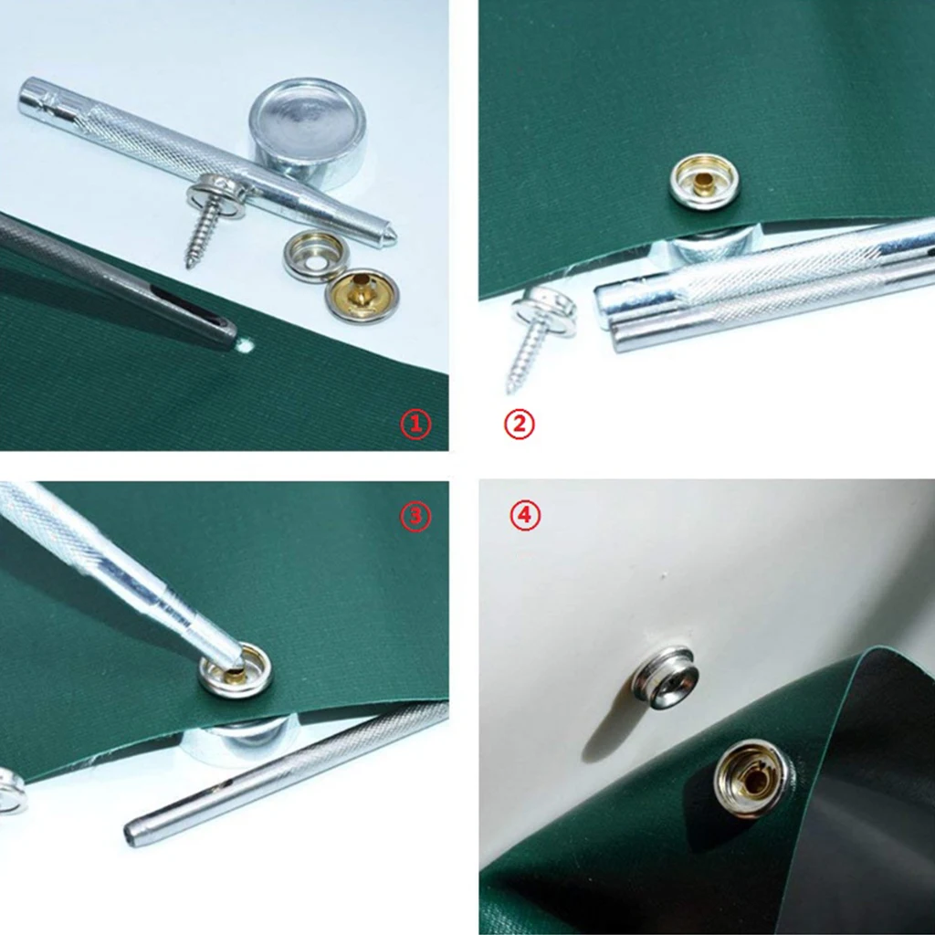 15 мм/10 мм защелкивающаяся застежка винты кнопки шпильки для лодки морской тент