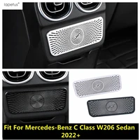 armrest box rear air conditioning vent outlet cover trim stainless steel accessories for mercedes benz c class w206 sedan 2022