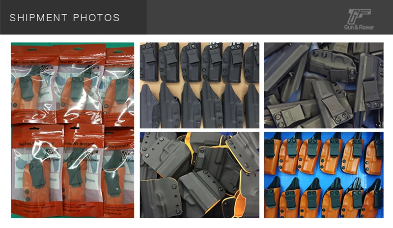 Тактический чехол-кобура с зажимом для ремня 9 мм Kydex с зажимом для ремня шириной 1,5 дюйма