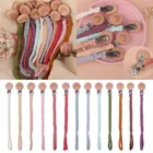 Деревянная детская игрушка, подарок, зажим для соски, держатель для цепочки, деревянные бусины, прорезыватель, игрушка для ребенка, жевательные погремушки, мобильные подарки для новорожденных