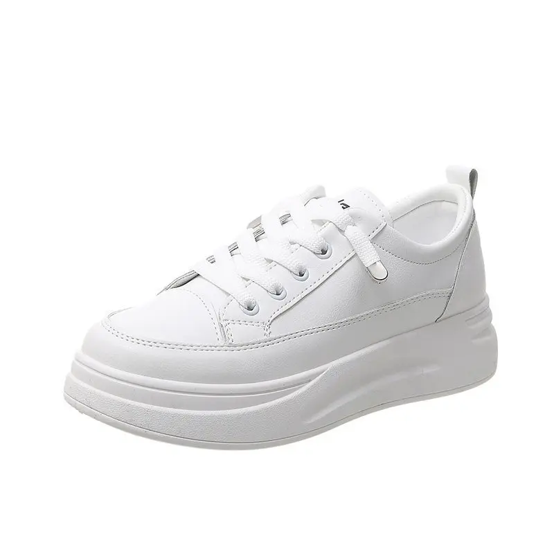 

Little white shoes women 2020 autumn new thick-soled shoes Korean sports shoes elastic band comfortable casual shoes 2020