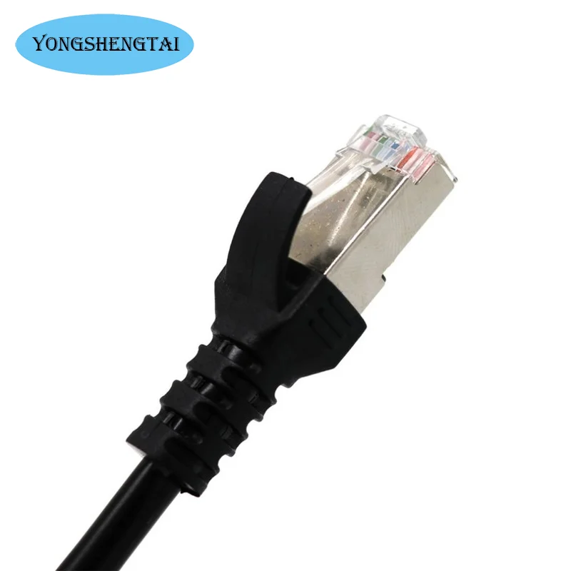 Сетевой Разветвитель RJ45 адаптер кабель 1 штекер-2 гнезда порт LAN Ethernet Y | Компьютеры