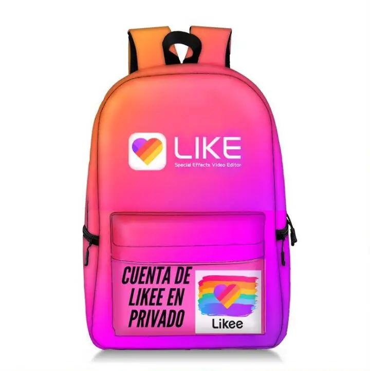 Рюкзак Likee App школьные сумки для подростков русский стиль мальчиков и девочек
