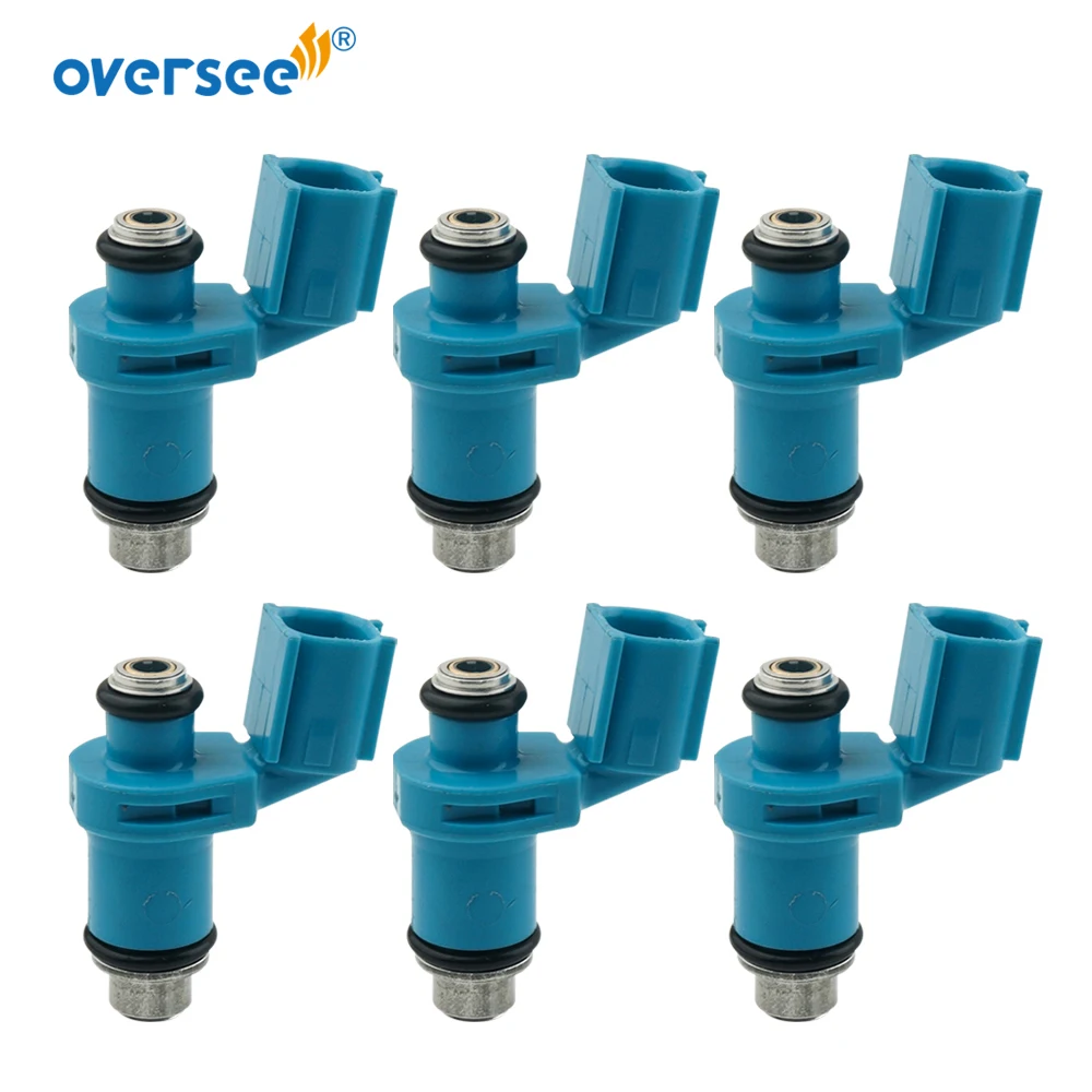 

6pcs Fuel Injector For Yamaha 40-50-60 HP 4 Stroke 50-60 HP 2 Stroke 6C5-13761-00