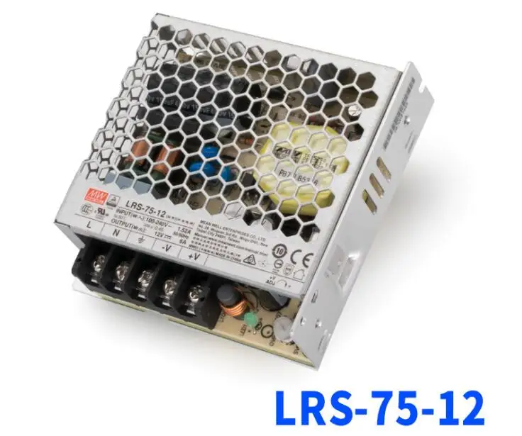 MEAN WELL LRS-75 5 В 12 15 24 36 48 75 Вт оригинал высокая мощность и эффективность один выход