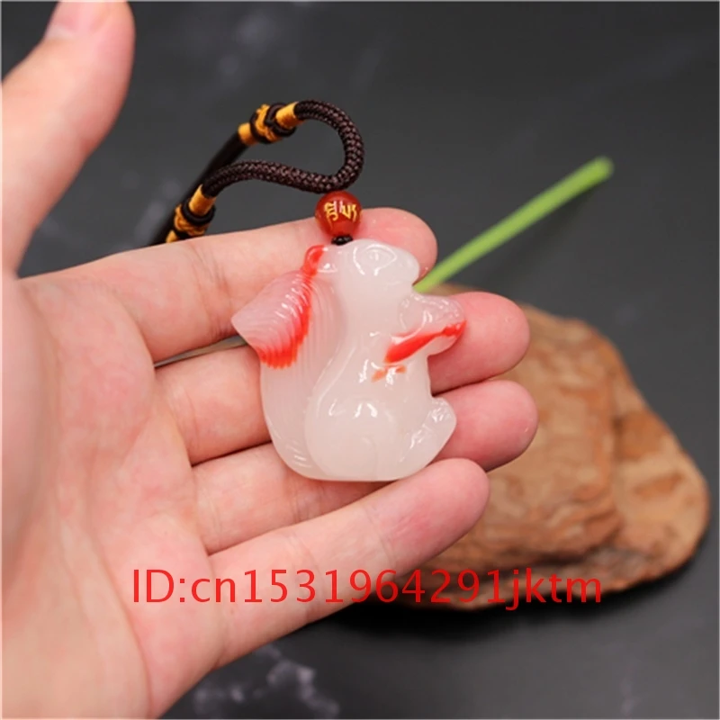 Амулет женский из натурального жадеита ручная работа нефрит китайские Подарки