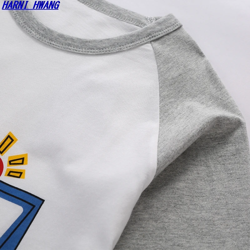 

Boys Long Sleeve T-shirt 2021 New Boys Autumn Top T-shirt Children's Cartoon T-shirt Boys Long Sleeve Boy T-shirt 1-8 Years