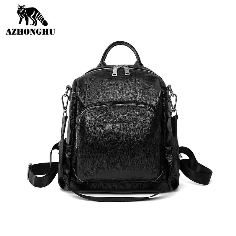 

Кожаный рюкзак для женщин, Новый Модный Универсальный Легкий Повседневный корейский трендовый кожаный рюкзак, школьная сумка для девушек, ...