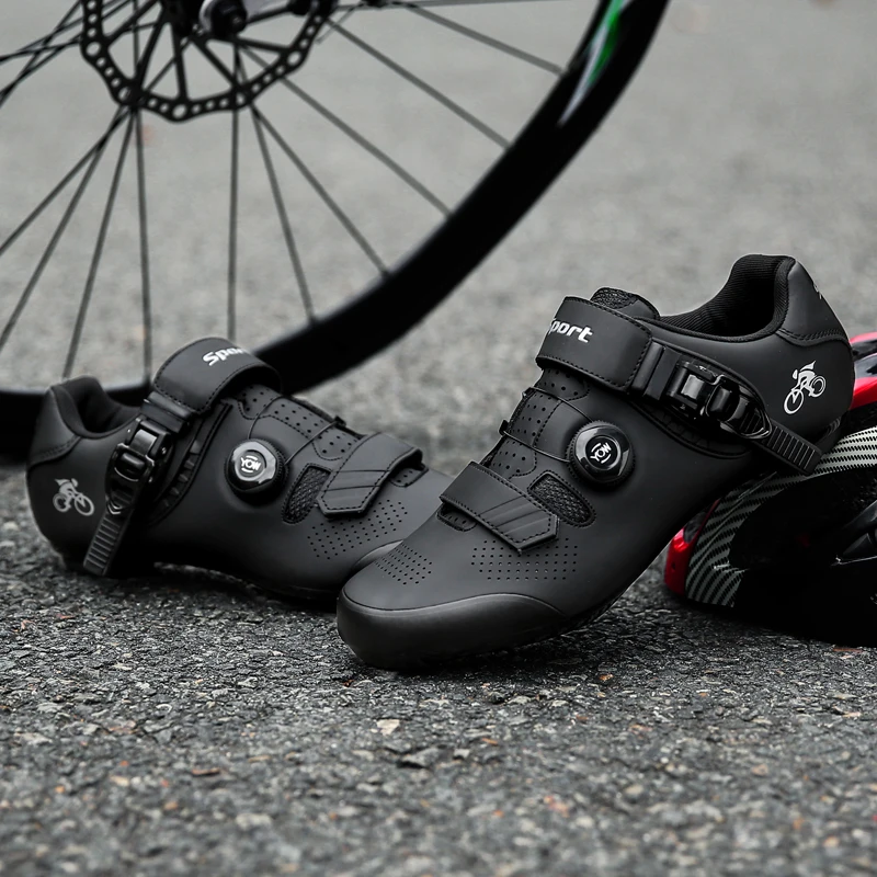 

2021 Autumn Speed Cycling Flat Shoes MTB Bicycle Sneaker Men Mountain Road Bike Women Route Cleat Racing Footwear Spd Sport