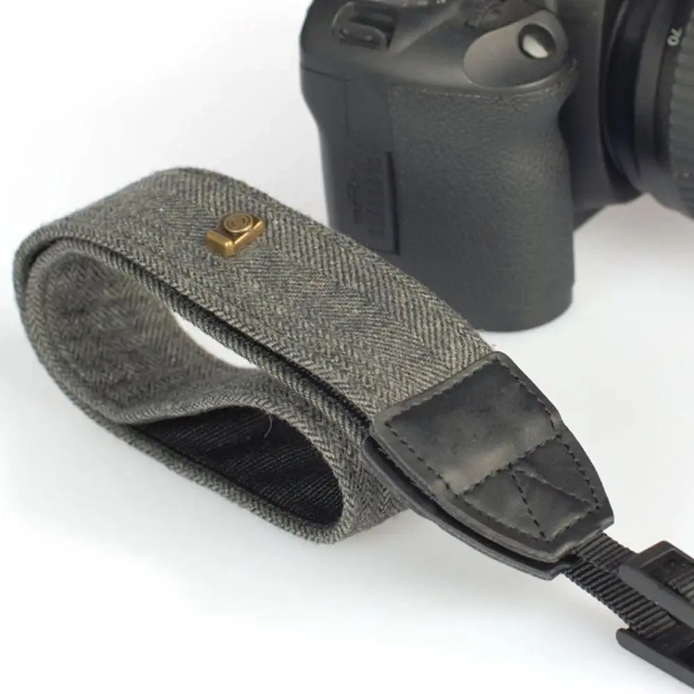 

Camera Straps Vintage Style Shoulder Neck Strap Belt Durable Cotton for Nikon for canon DSLR Camera