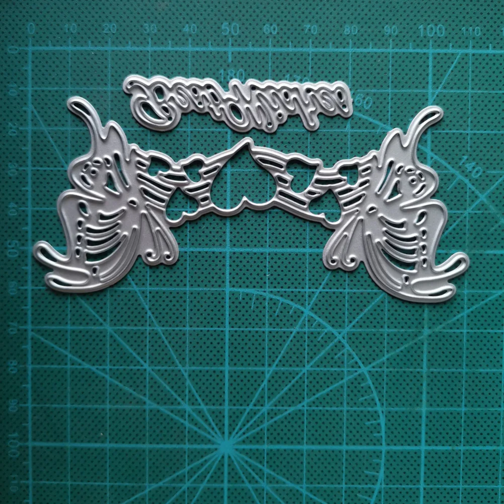 Металлические Вырубные штампы бабочки буквы сердце украшение для сделай сам