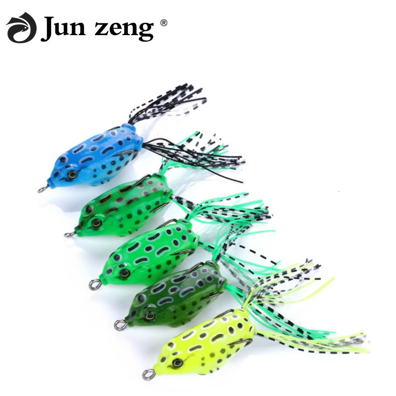 Вторая наживка карманная мягкая лягушка гром двойной крючок мини рыба