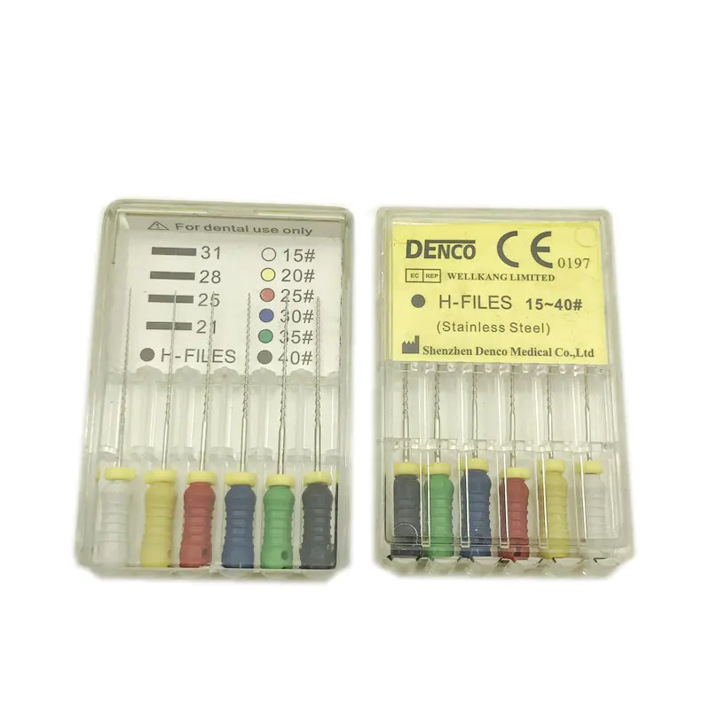 Эндододонтический корневой канал H файлы (Ручное использование)