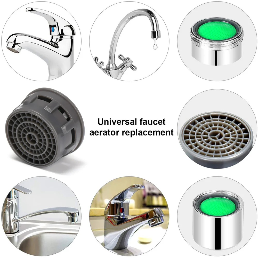 

5Pcs Water Saving Faucet Aerator Female Thread Tap Device Diffuser Faucet Nozzle Filter Adapter Water Bubbler Faucet Accessories