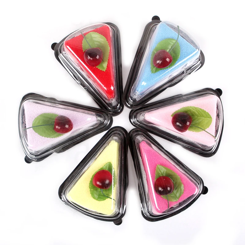 1pc Mini Face Towel Sandwich Cake Shape Washcloth Party Facecloth Birthday Gift Wedding Favor Supplies | Дом и сад