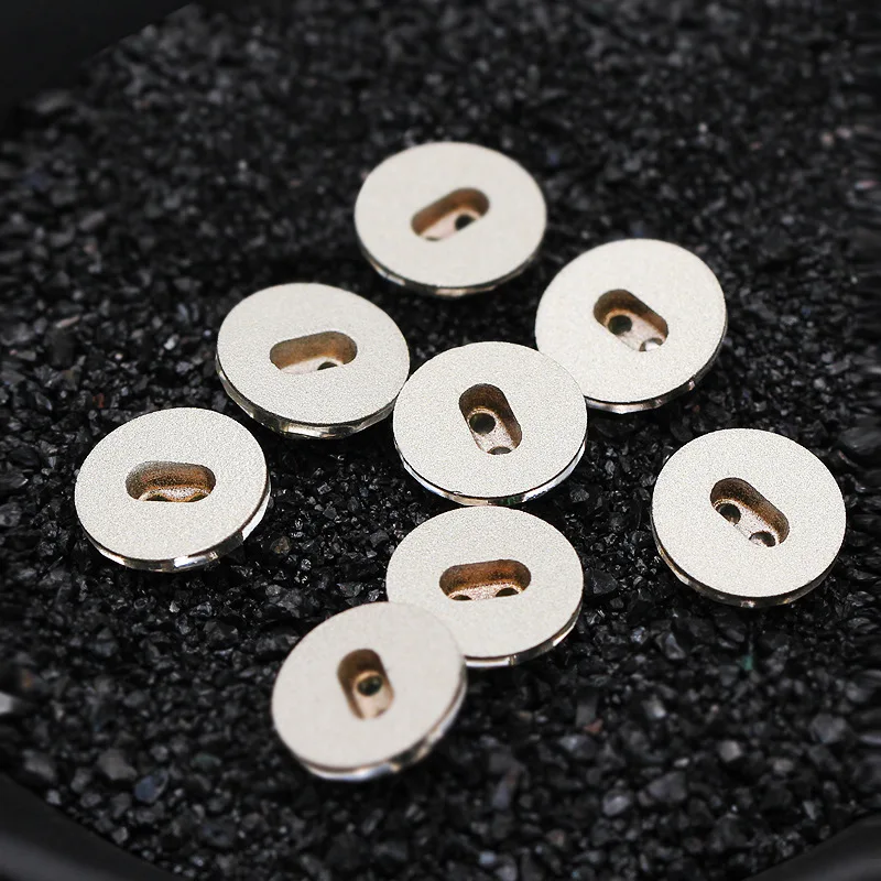 Черные пуговицы для шитья одежды 12 мм блестящие рукоделия декоративные тканевые