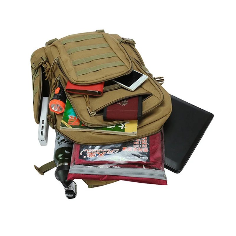 50L Capacity Army Men Tactical Military Backpack Big Waterproof Outdoor Sport Hiking Camping Hunting 3D Bags For | Спорт и