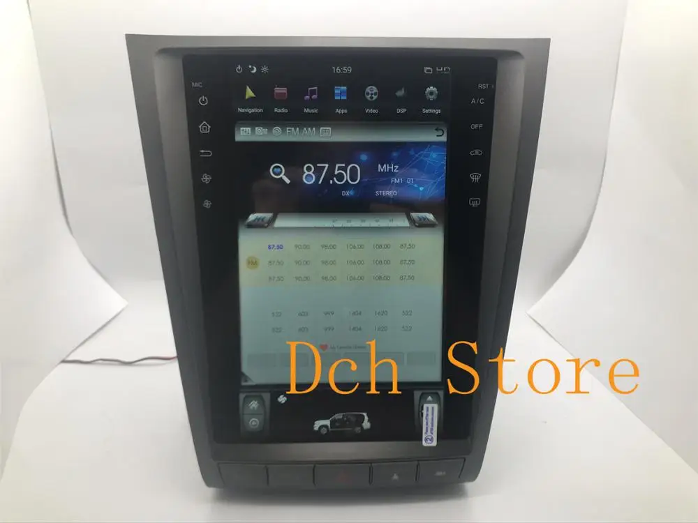 12 1 ''tesla style Android 9 0 PX6 автомобильный DVD плеер GPS навигация для lexus GS GS300 GS350 GS450 GS460