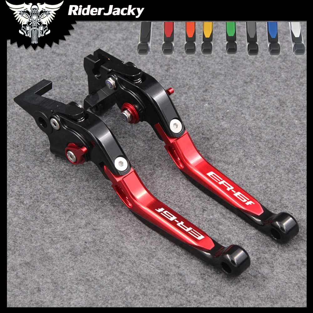 

Складные Выдвижные рычаги тормоза мотоцикла RiderJacky, рычаги сцепления для Kawasaki ER 6F ER6F, фотосессия/ниндзя 650R 2006-2008 2007