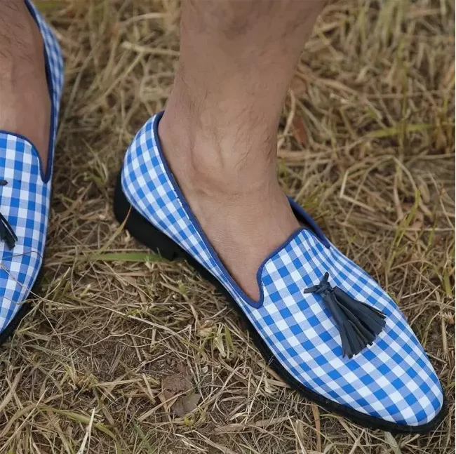 

Hand-mixed Color Cloth Shoes for Men Formal Loafers Casual Shoes for Men New Style Light Shoes Mens Shoes HA202