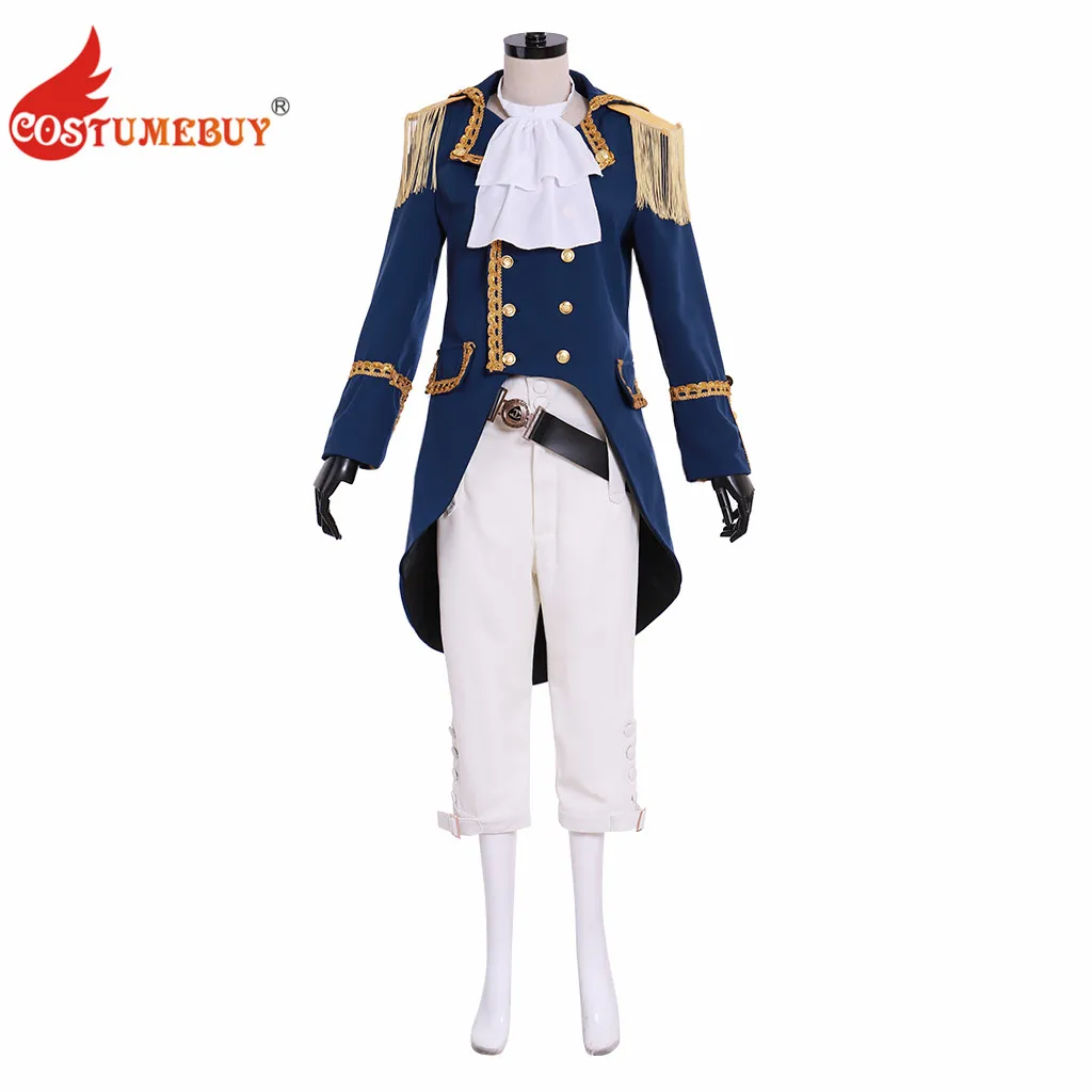 Traje de Cosplay militar Colonial, traje de uniforme de George Hollywood L921