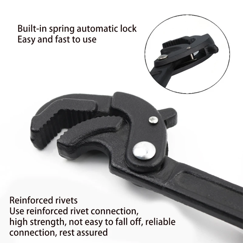 

Universal Key Nut Wrench Repair Bathroom Hand Tools Opening Wrench Nut Key Adjustable Wrench Spanner Repair Tool