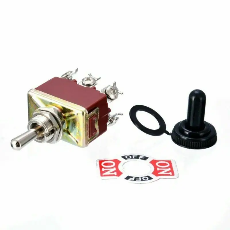 1Pcs E-TEN 223 Momentary DPDT (ON)-OFF-(ON) 3 Position 6Pin Toggle Switch AC 250V 15A E-TEN223 | Обустройство дома