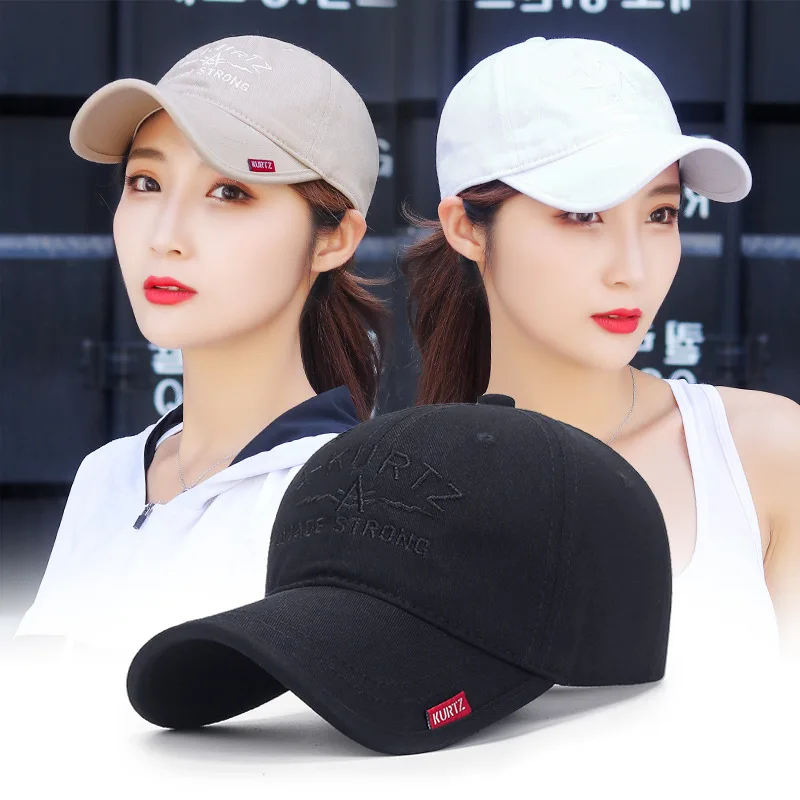 

Fashionable Embroidered Hat Men Youth Cotton Versatile Baseball Cap Snapback Cap New Outdoor Leisure Sun Visor for Women