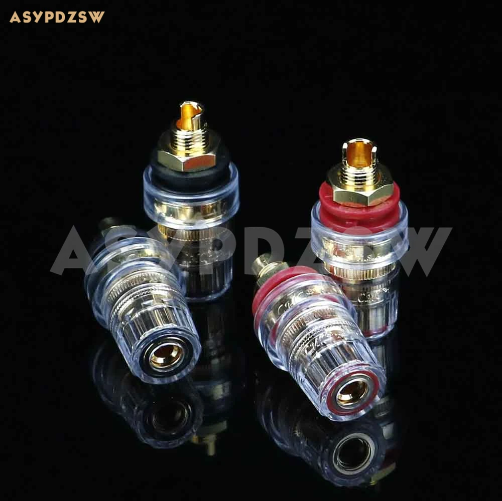 4 шт. позолоченные Hi Fi колонки усилители|post|post termination |