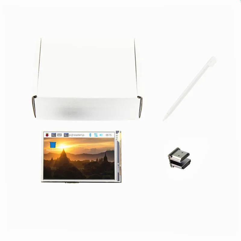 For Pi 3 3,5 дюймовый USB HDMI TFT ЖК-дисплей сенсорный экран для Raspberry Pi 4 Модель B 3B+ 3B - Цвет: For Pi 3