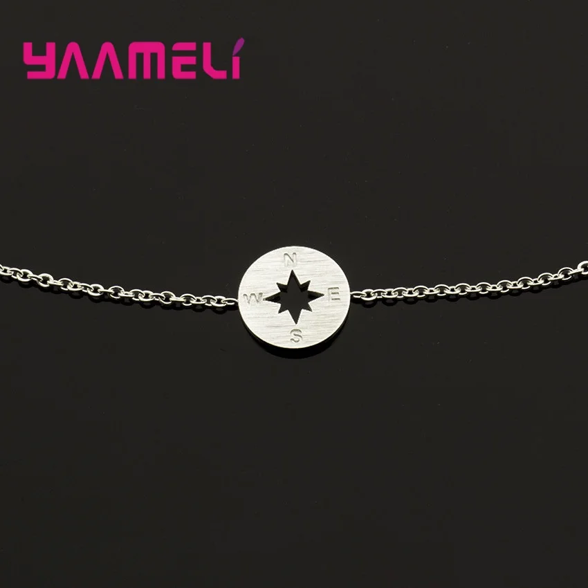 Женский/Мужской винтажный браслет на цепочке 925 пробы в готическом стиле