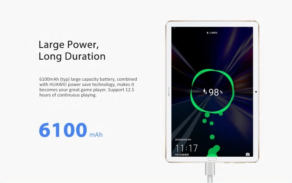 Huawei Mediapad M6 планшетный ПК Kirin 980 Восьмиядерный 4 Гб ОЗУ 64 Гб ПЗУ 10,8 дюймов 2560*1600 ips Android 9,0 двойной WiFi BT 5,0