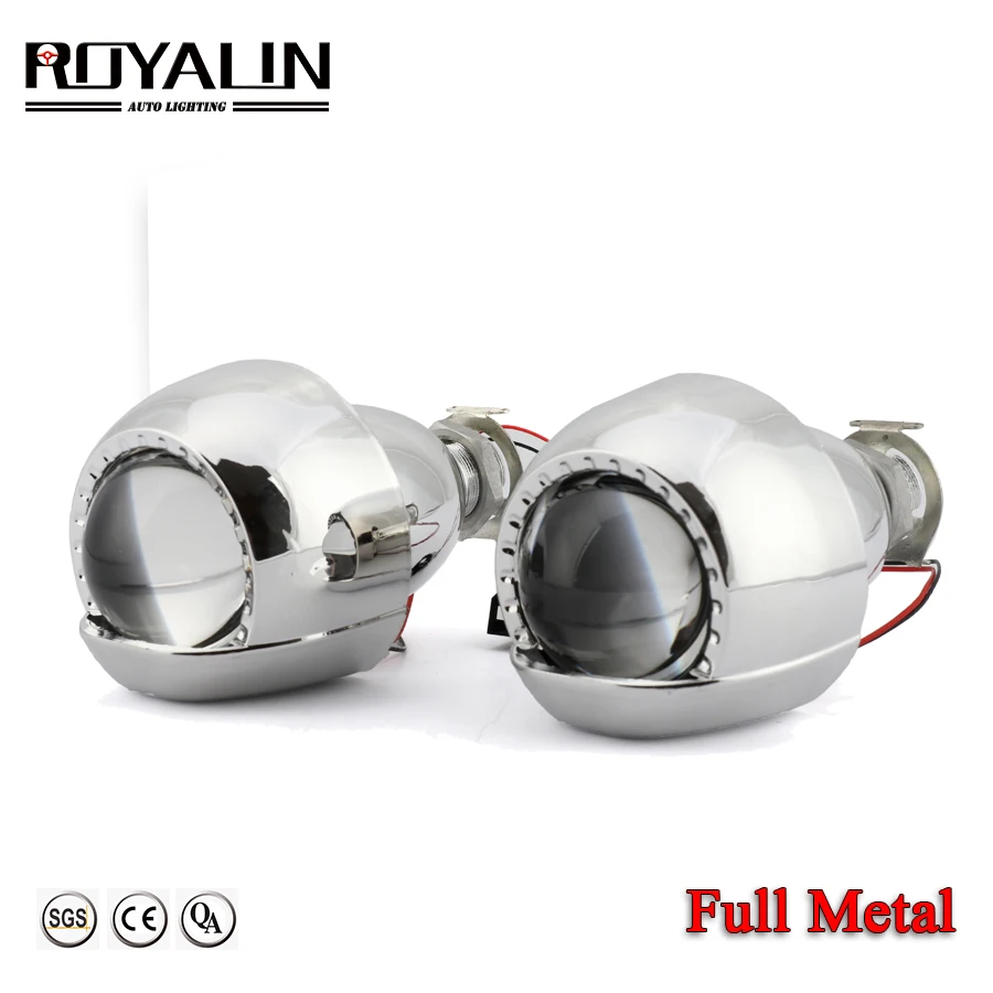 ROYALIN Bi Xenon металлическая линза мини 2 0 самая маленькая микро HID фара прожекторная
