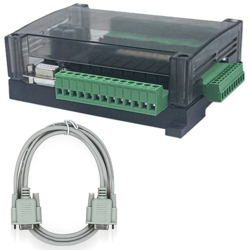 FX3U 24MR 6AD 2DA RS485 RTC 14 вход 10 релейный выход 6 аналоговый 2 PLC контроллер | Инструменты
