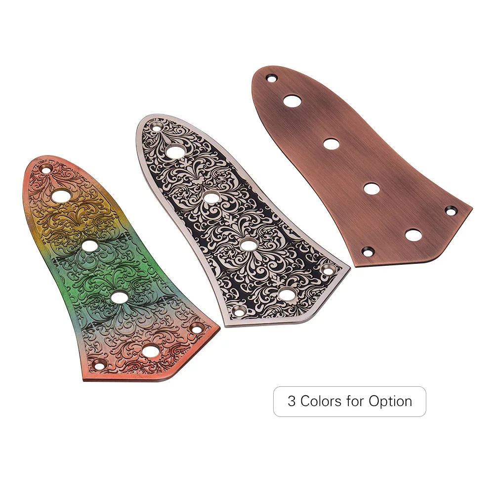 4 отверстия резная панель управления алюминиевый сплав для JB джаз бас запасные