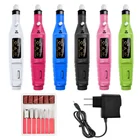 Профессиональная электрическая пилка для ногтей, Машинка для маникюра и педикюра, набор фрез, фрезы, фрезы для ногтей, оборудование, инструменты