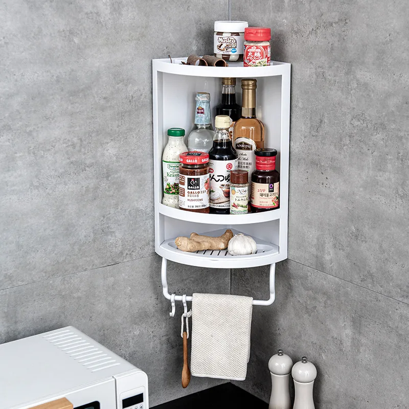 

Треугольная полка для ванной комнаты, кухонная полка, угловая полка для ванной комнаты, шкаф для хранения, многослойный Storag туалетный столи...