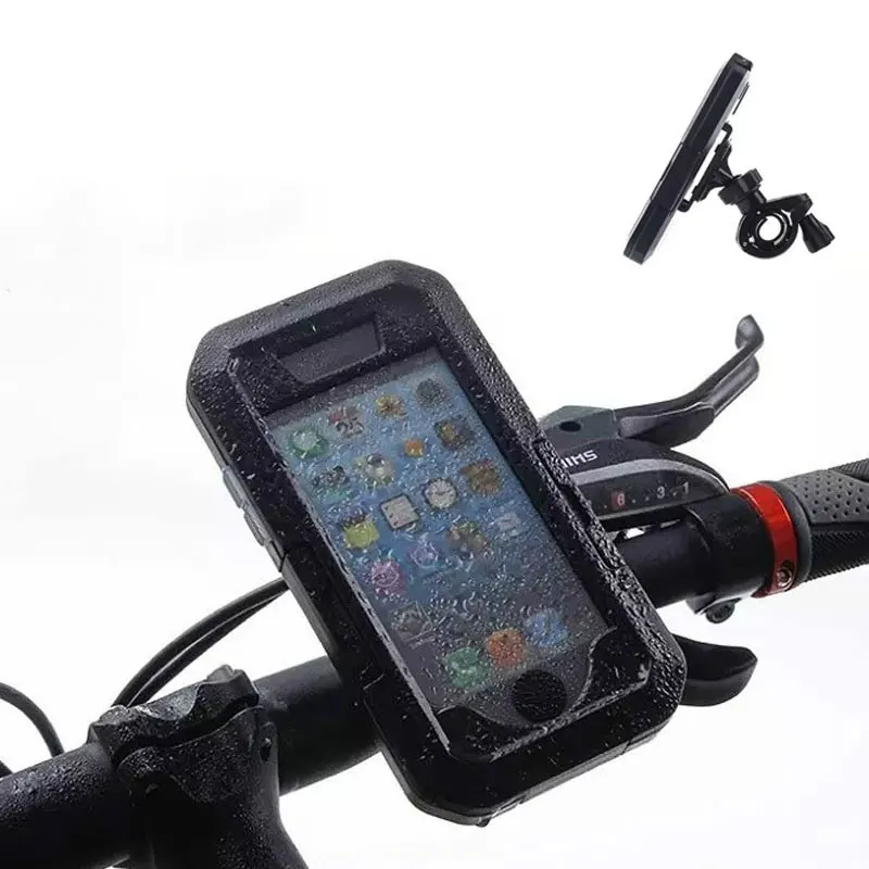 waterproof motorcycle bicycle phone holder for iphone 12 mini 13 pro max mobile support bike handlebar holder for iphone 11 pro free global shipping