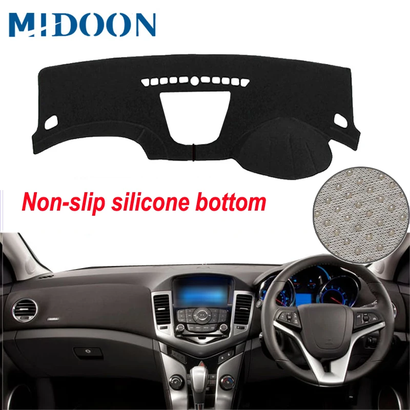 Чехол для приборной панели автомобиля MIDOON коврик Chevrolet Cruze 2009 -2013 2014 есть коробка