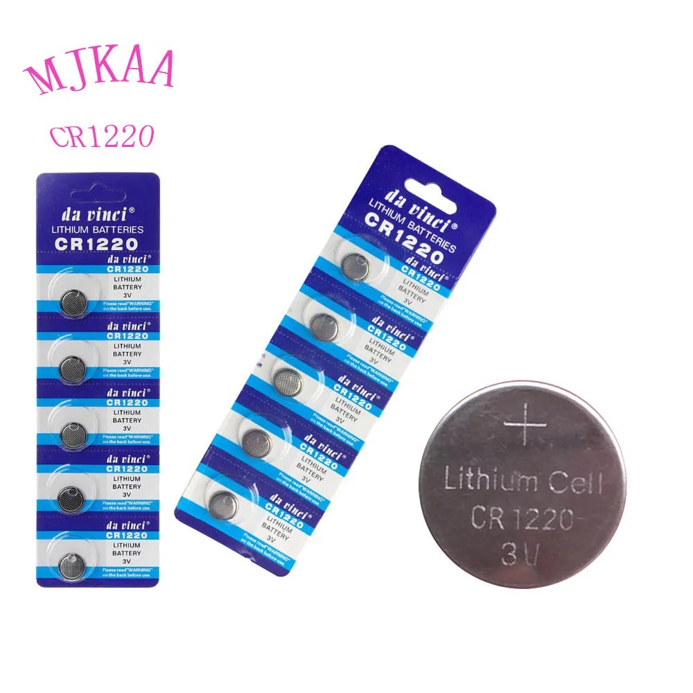 10 шт./1,55 в CR1220 Кнопочная батарея DL1220 BR1220 LM1220 CR 1220 электронные часы с дистанционным управлением игрушки литиевая батарея