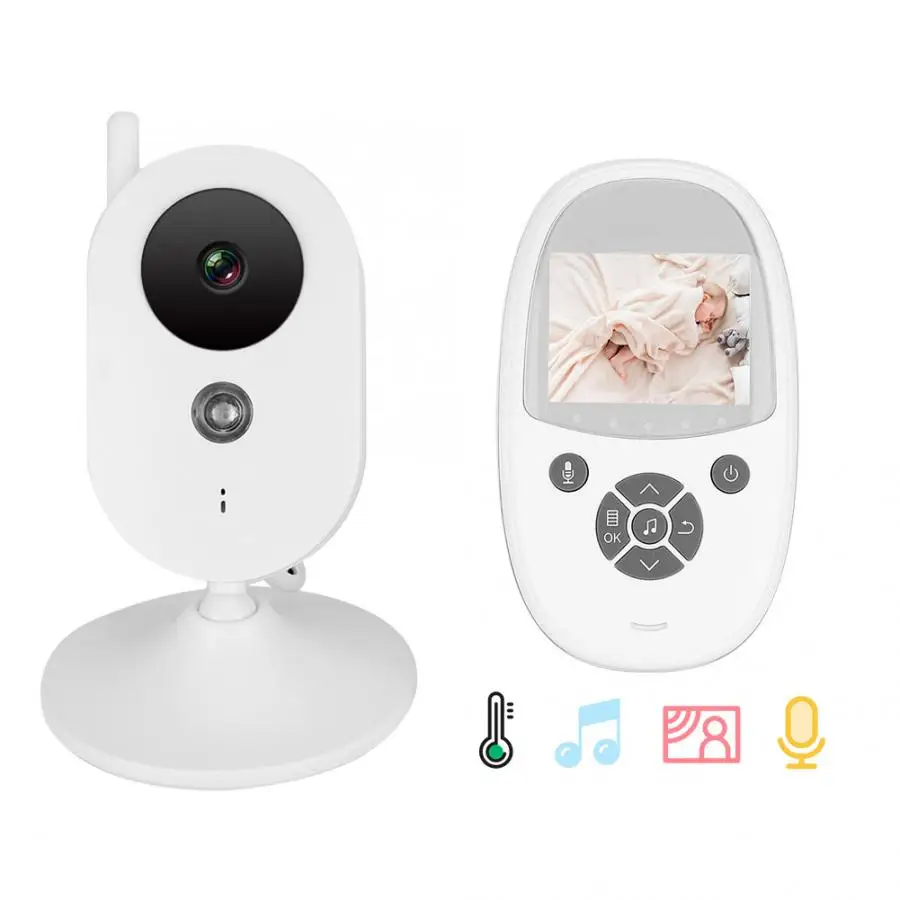 2.4in мини беспроводной детский монитор Инфракрасный датчик ночного плача