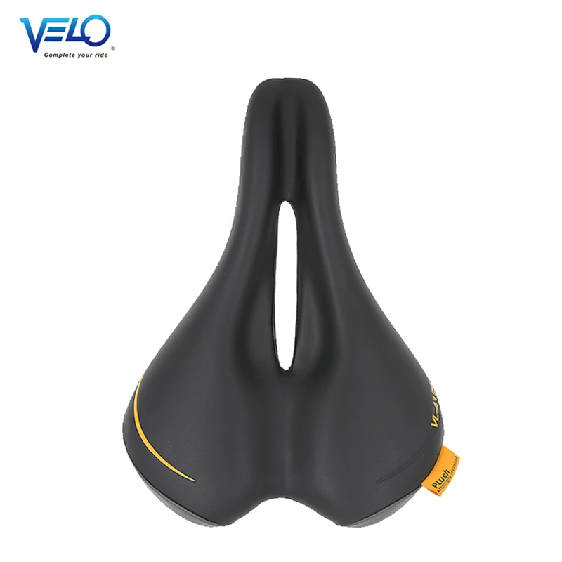 

Velo VL-3147 MTB Bike Seat saddle Wide 4126 comfort Soft Cushion Super-soft shock absorbing Bike Pu Leather Bicycle Saddle