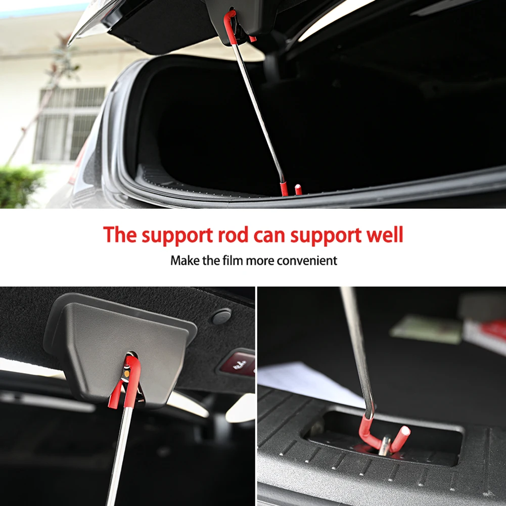 

2Pcs Car Door Trunk Strut Hook Stainless Steel Vinyl Film Wrapping Tool Window Tinting Lift Support with Hook Car Styling Tool