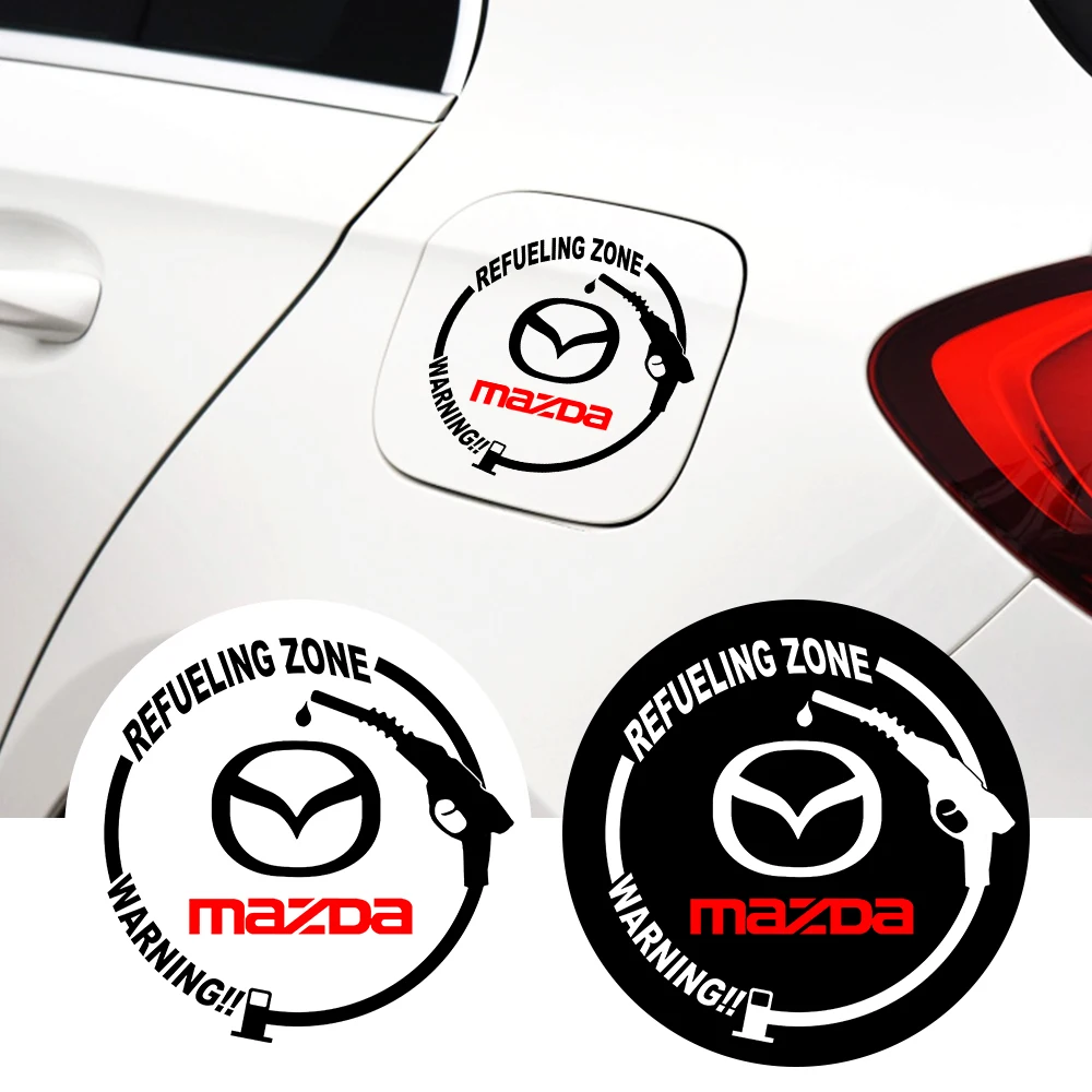 

1Pcs Car Fuel Tank Sticker New Style Vinyl Auto Sticker Decal For Mazda 2 3 5 6 2017 CX-4 CX-5 CX-7 CX-9 CX-3 CX 5 Car Styling