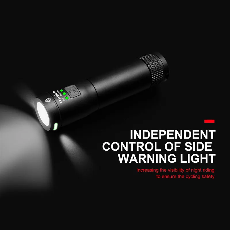 

TOWILD Professional 700 Lumens Bike Front Light Rainproof USB rechargeable Bicycle light led flashlight camp light Night cycling