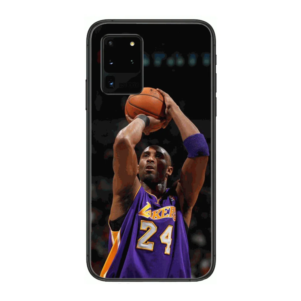 

Jersey number 24 basketball Bryant Phone cover hull For SamSung Galaxy S 6 7 8 9 10 20 Plus Edge E 5G Lite Ultra black soft b