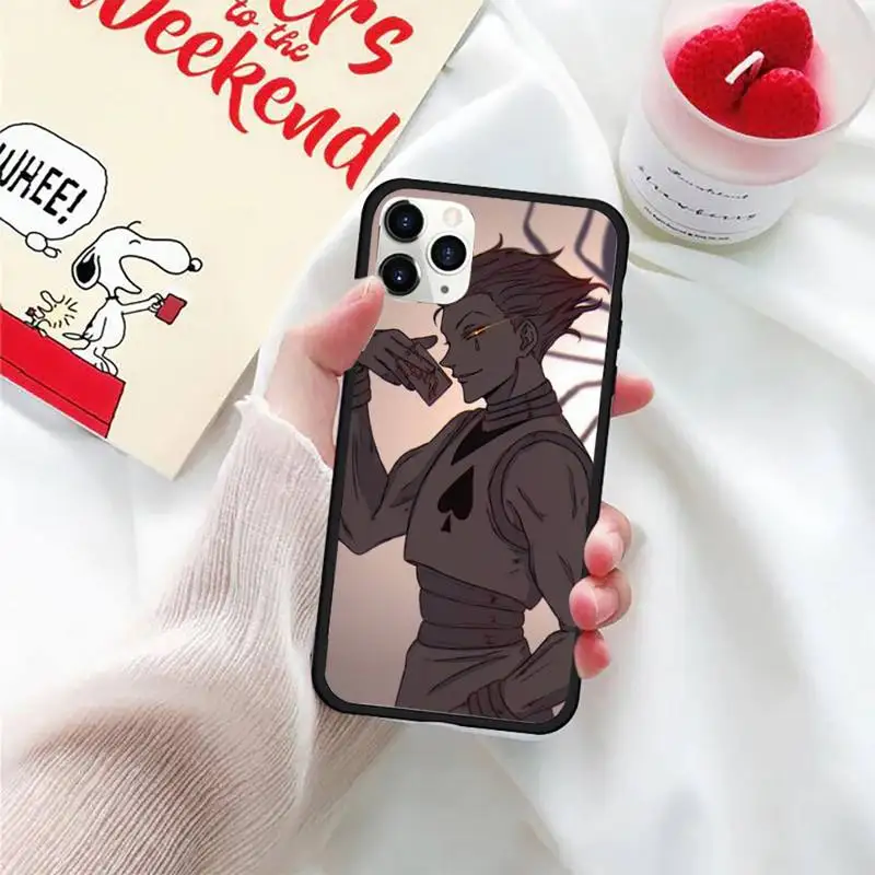 

Hisoka Hunter X hunter Phone Case For iphone 5S 6S 7 8 11 12 XR XS SE Plus Pro ProMax Cover Fundas Coque