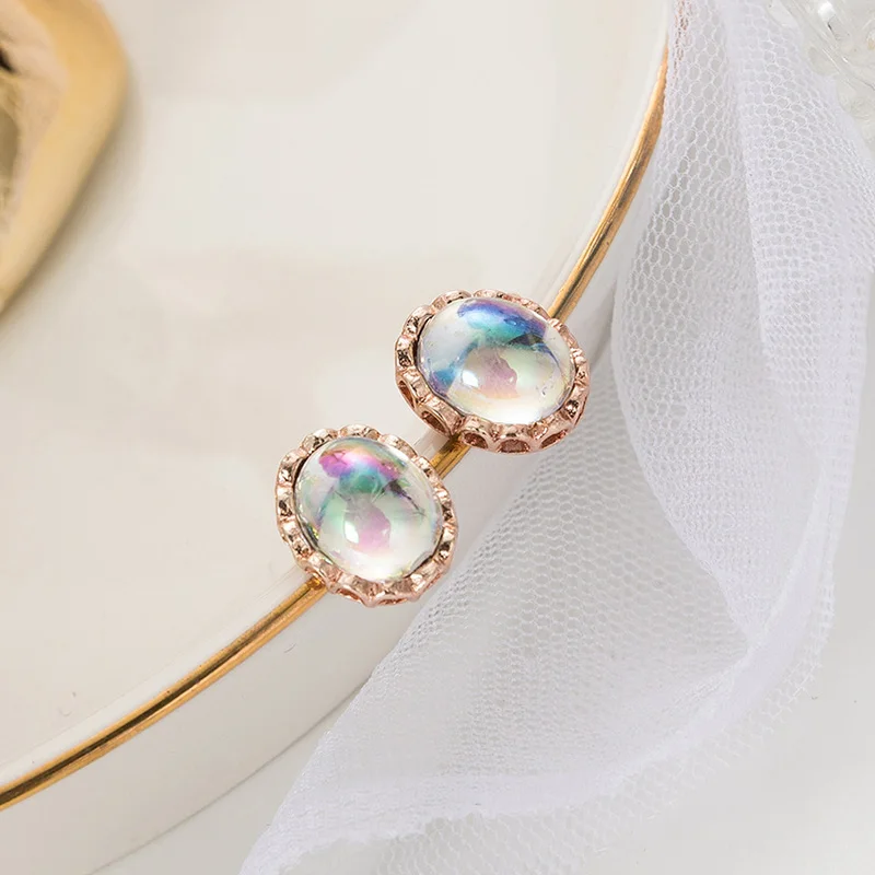 3 шт. женские серьги-гвоздики с опалом | Украшения и аксессуары