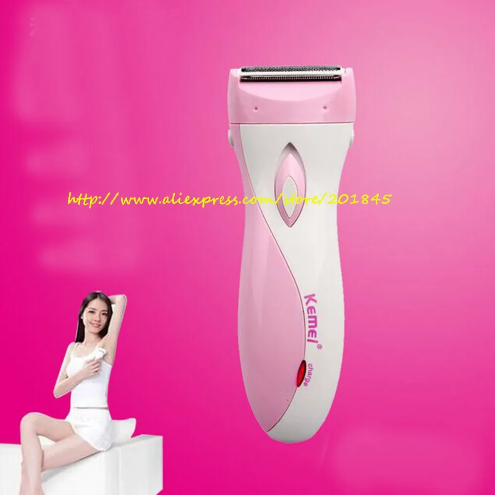 2 шт. перезаряжаемый Водонепроницаемый женский эпилятор бикини Бритва для